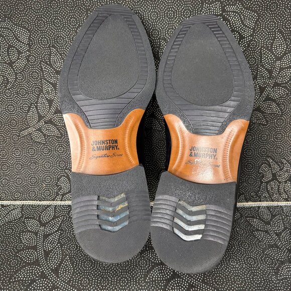 Johnston & Murphy Signature Series Mens Black Leather Loafers Size 13M - Picture 7 of 8